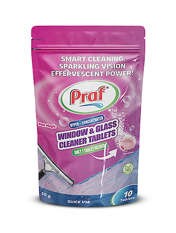 Window & Glass Cleaner Tablets (Pink Magic)