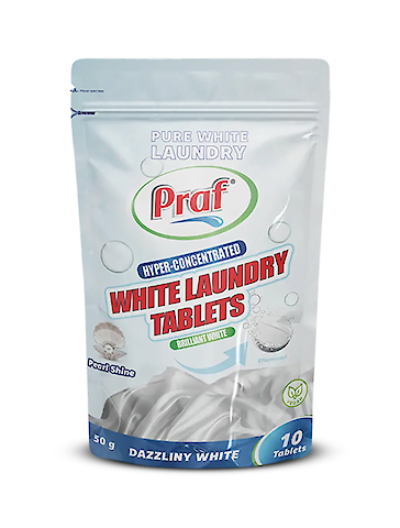 White Laundry Tablets