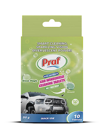 Car Windshield Cleaning Tablets Green Magic