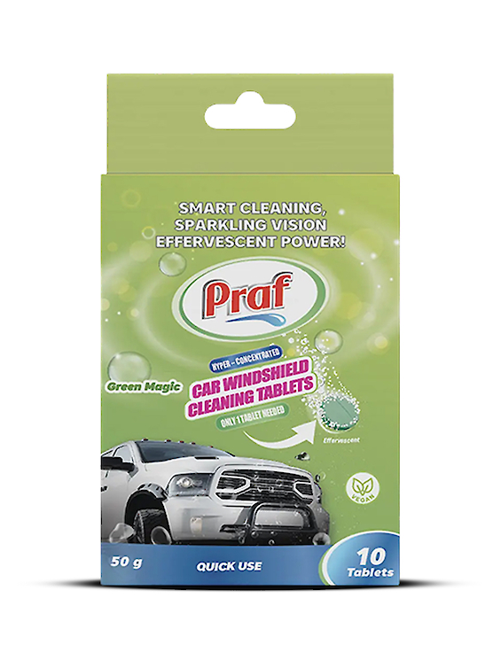 Car Windshield Cleaning Tablets Green Magic