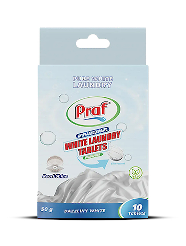 White Laundry Tablets Pearl Shine