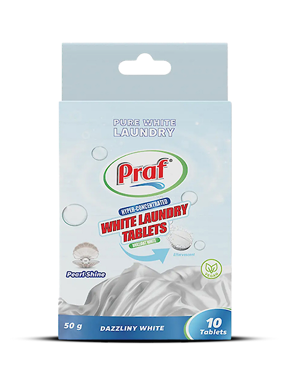 White Laundry Tablets Pearl Shine
